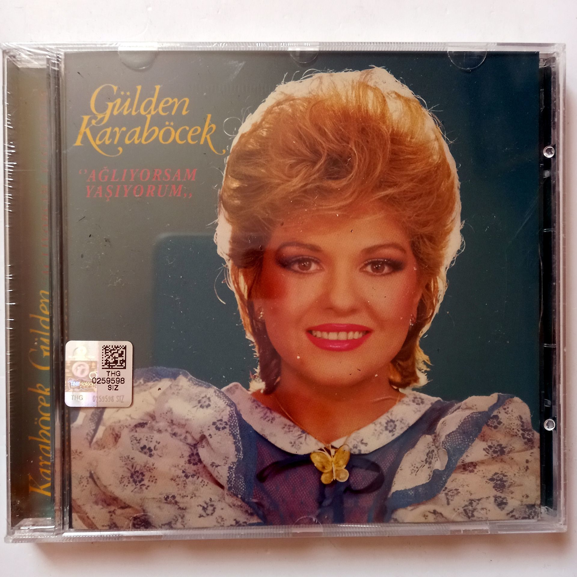 GÜLDEN KARABÖCEK - AĞLIYORSAM YAŞIYORUM (1984) - CD 2024 BASIM AMBALAJINDA SIFIR