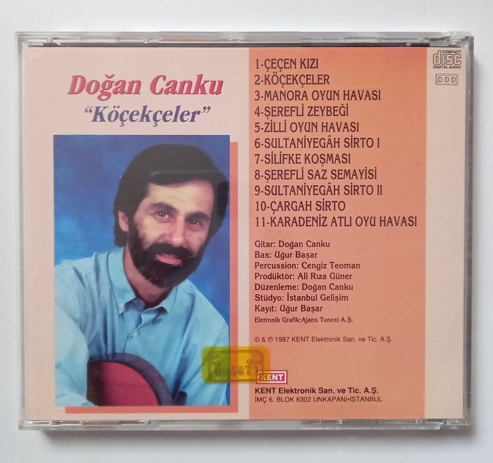 DOĞAN CANKU - KÖÇEKÇELER (1987) - CD 2.EL