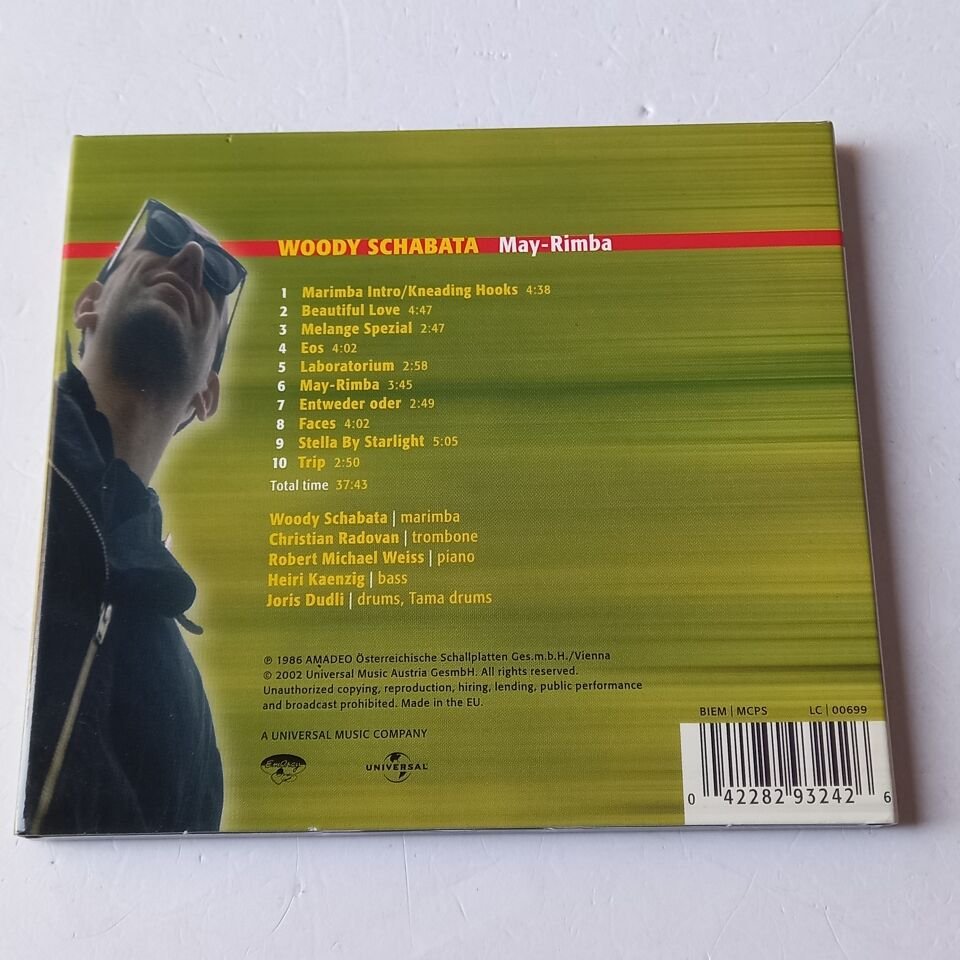 WOODY SCHABATA – MAY-RIMBA (1986) - CD DIGIPAK 2002 REISSUE 2.EL