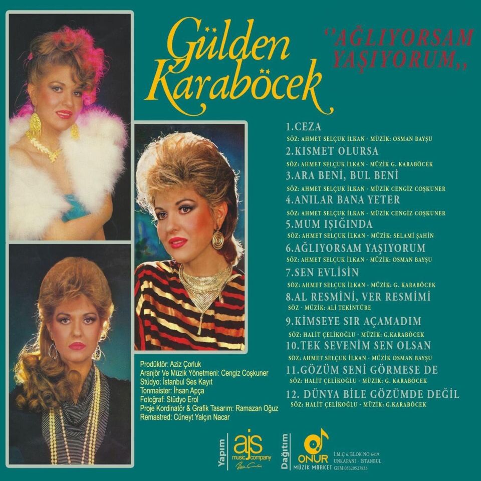 GÜLDEN KARABÖCEK - AĞLIYORSAM YAŞIYORUM (1984) - CD 2024 BASIM AMBALAJINDA SIFIR