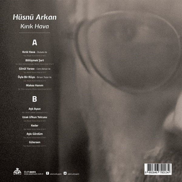HÜSNÜ ARKAN - KIRIK HAVA (2015) - LP 2023 BASIM SIFIR PLAK