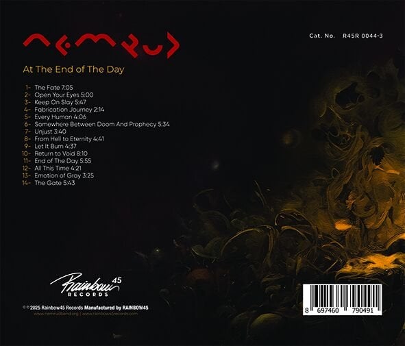 NEMRUD - AT THE END OF THE DAY (2025) - CD JEWEL CASE AMBALAJINDA SIFIR