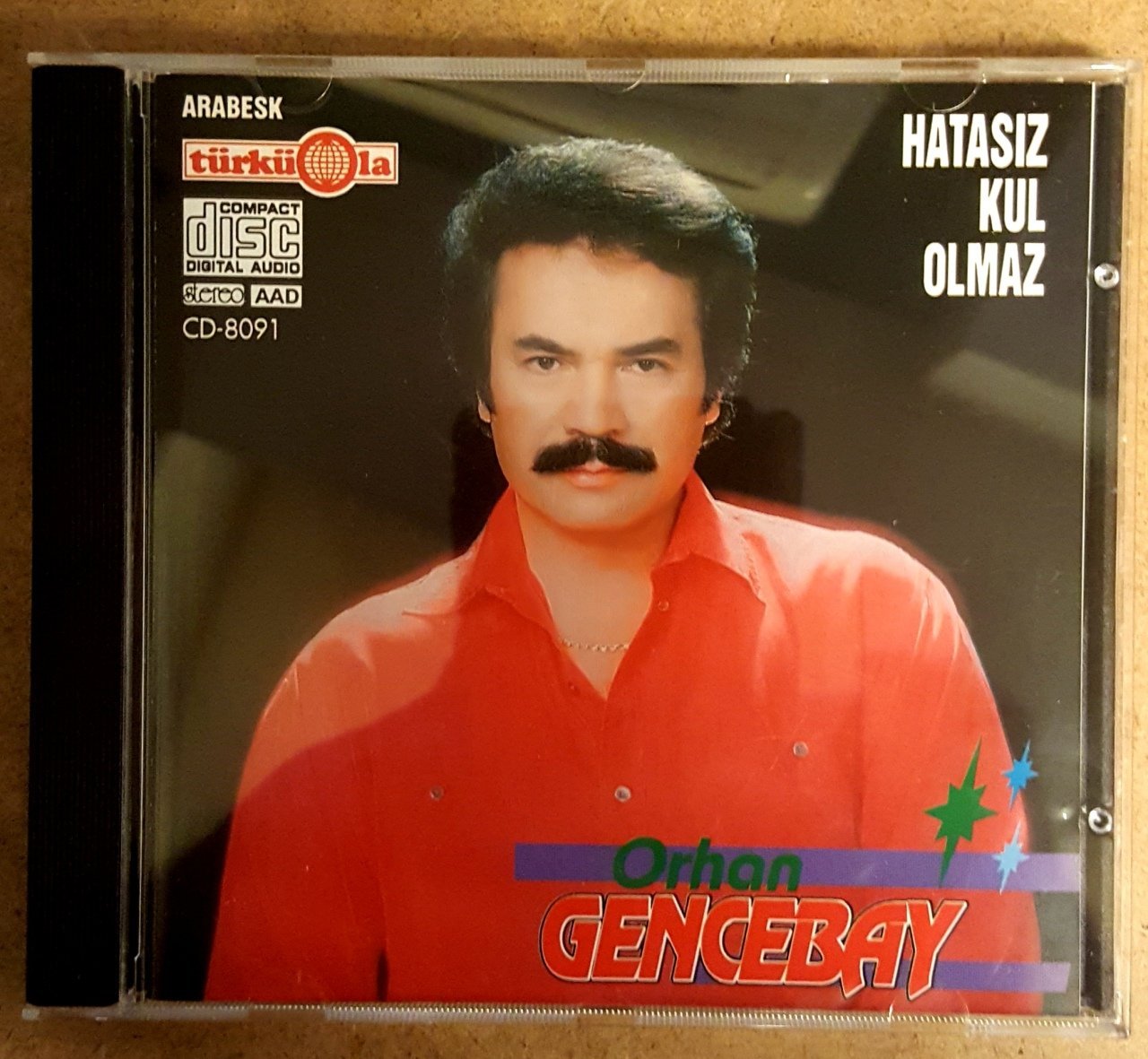 ORHAN GENCEBAY - HATASIZ KUL OLMAZ (1976) - CD 1993 TÜRKÜOLA ALMANYA BASKI 2.EL