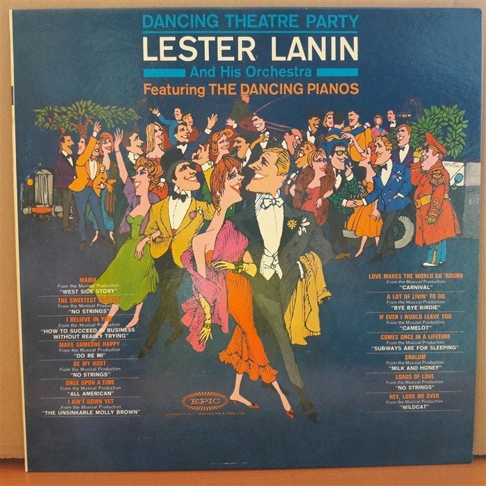 LESTER LANIN AND HIS ORCHESTRA - DANCING THEATRE PARTY - LP 2.EL PLAK