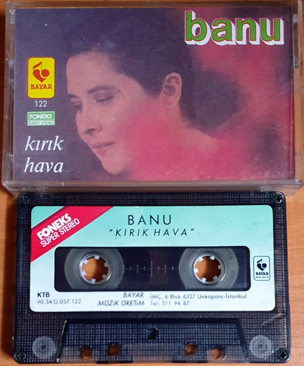 BANU - KIRIK HAVA (1990) - KASET BAYAR MÜZİK 2.EL