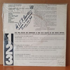 VALSES PERUANOS ETERNOS / AUGUSTO VALDERRAMA, OSCAR AVILES (1968) - LP 2.EL PLAK