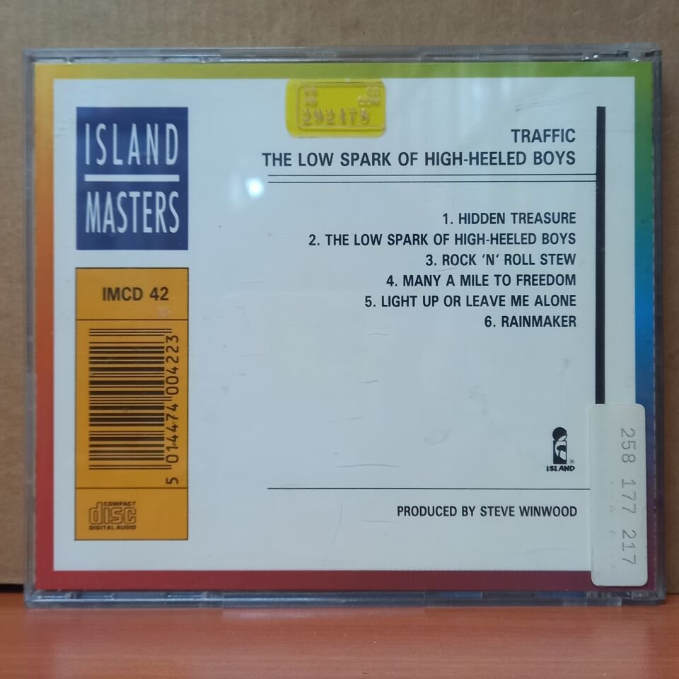 TRAFFIC - THE LOW SPARK OF HIGH HEELED BOYS (1971) - CD 2.EL