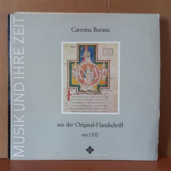 STUDIO DER FRÜHEN MUSIK – CARMINA BURANA [AUS DER ORIGINAL-HANDSCHRIFT UM 1300] - LP 2.EL PLAK