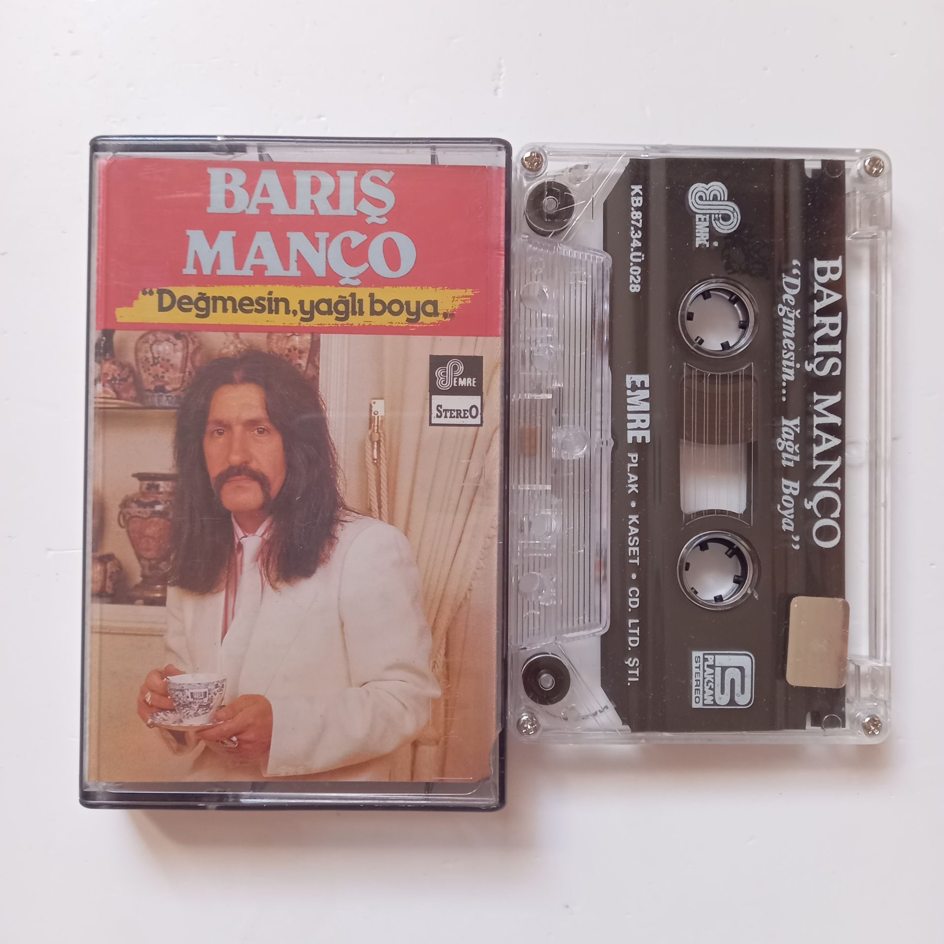 BARIŞ MANÇO - DEĞMESİN, YAĞLI BOYA.. (1987) - KASET 2.EL