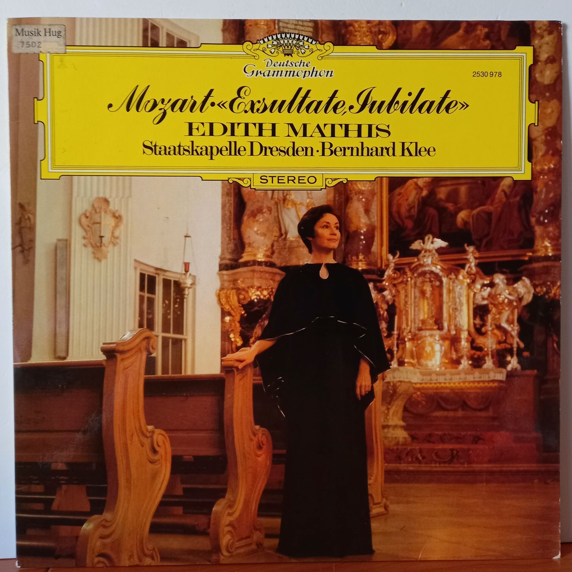 MOZART, EDITH MATHIS, STAATSKAPELLE DRESDEN / BERNHARD KLEE – EXSULTATE, JUBILATE (1979) - LP 2.EL PLAK