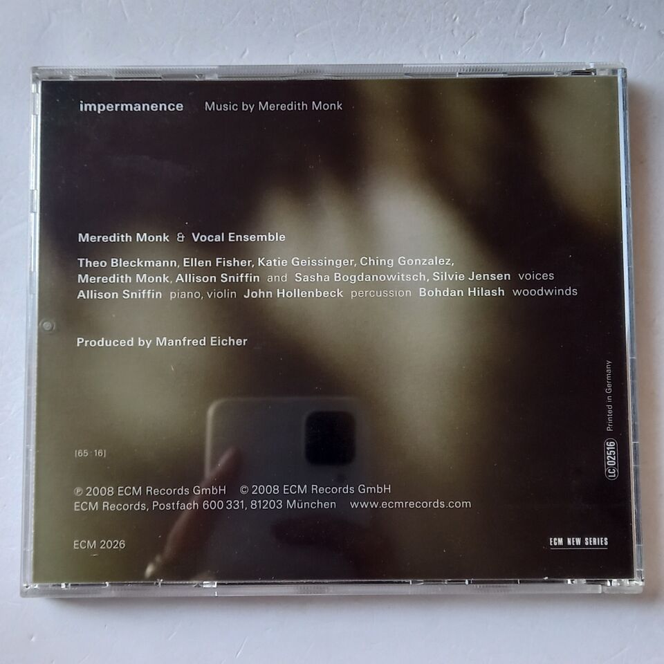 MEREDITH MONK – IMPERMANENCE (2008) - CD 2.EL