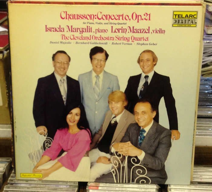 CHAUSSON CONCERTO LORIN MAAZEL ISRAELA MARGALIT