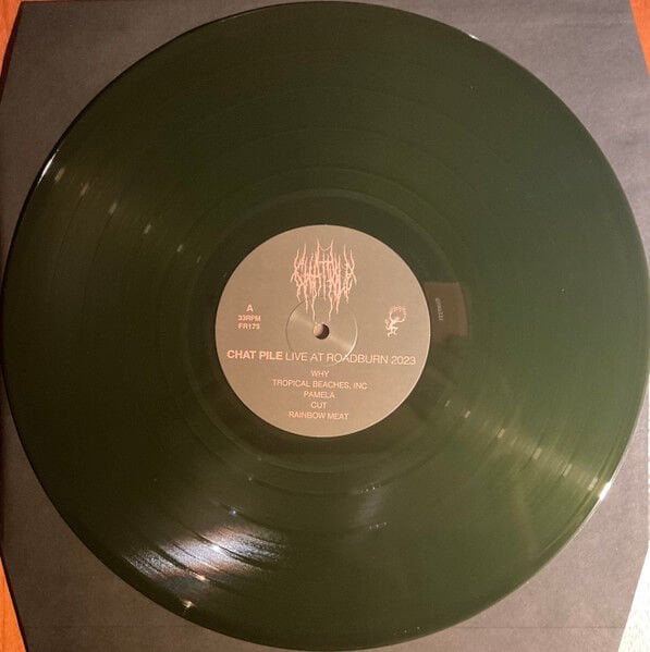 CHAT PILE - LIVE AT ROADBURN 2023 (2025) - LP TRANSPARENT SEAWEED GREEN COLOURED EDITION SLUDGE METAL SIFIR PLAK