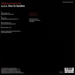 ESBJORN SVENSSON TRIO E.S.T. - LIVE IN LONDON (2018) - 2LP 180GR ACT MUSIC SIFIR PLAK