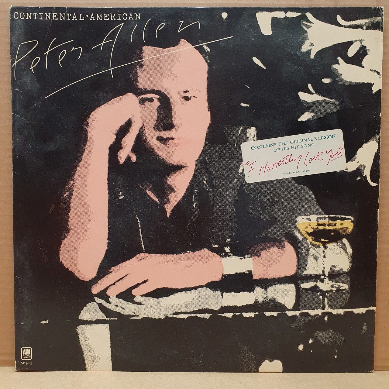 PETER ALLEN - CONTINENTAL AMERICAN (1974) - LP 2.EL PLAK
