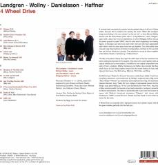 NILS LANDGREN MICHAEL WOLLNY LARS DANIELSSON WOLFGANG HAFFNER - 4 WHEEL DRIVE (2019) - LP 180GR ACT MUSIC SIFIR PLAK