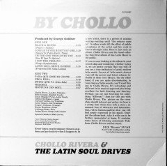 CHOLLO RIVERA & THE LATIN SOUL DRIVES - BY CHOLLO (1969) - LP 2012 EDITION SIFIR