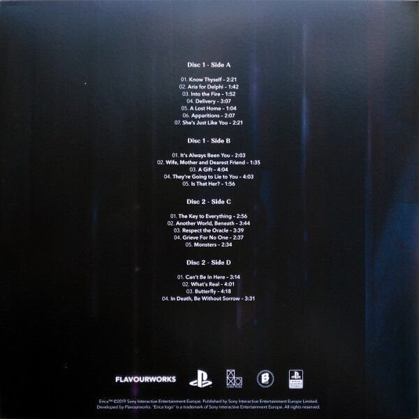 ERICA - VIDEO GAME SOUNDTRACK / MUSIC BY AUSTIN WINTORY (2019) - 2xLP 2020 45RPM EDITION SIFIR PLAK