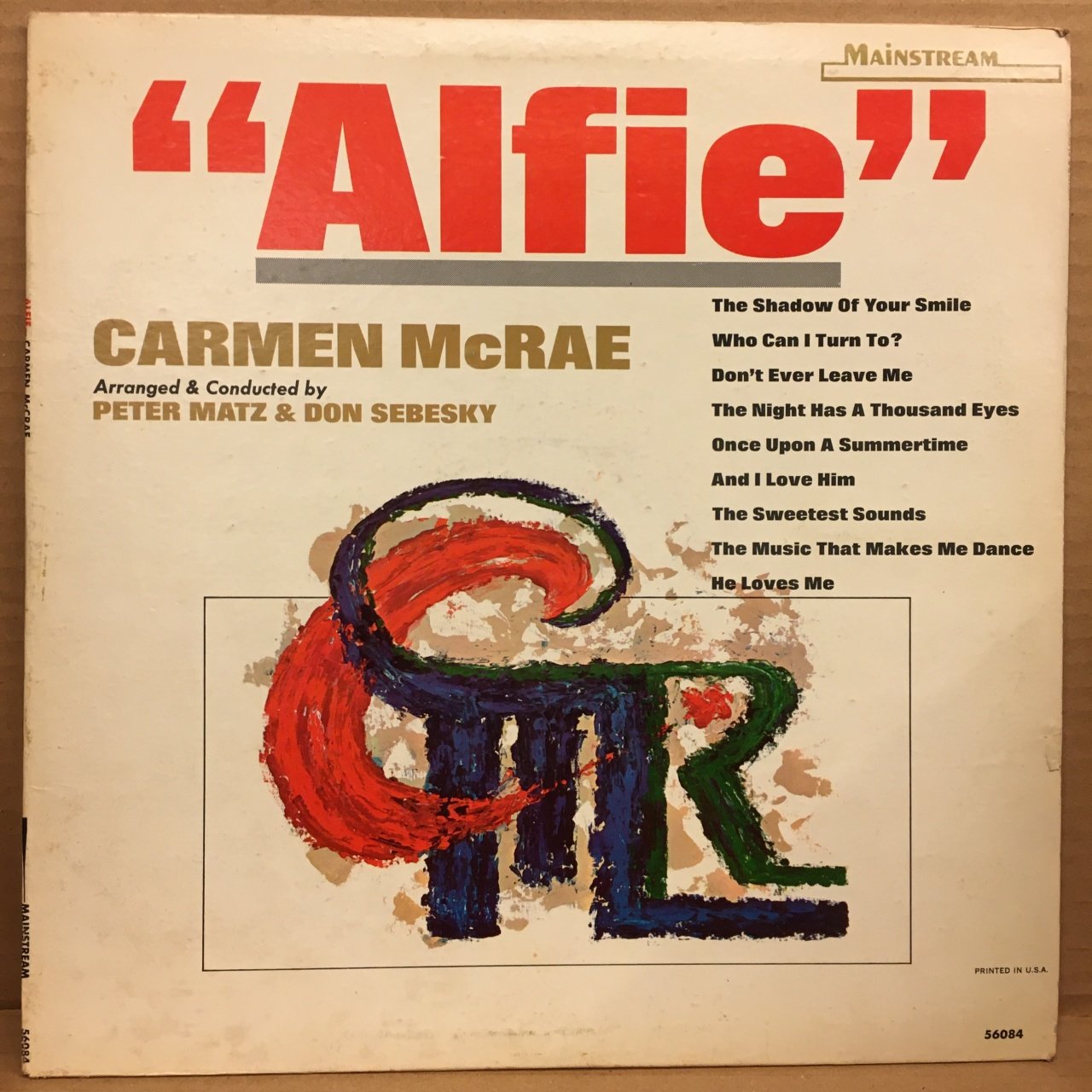 CARMEN MCRAE - ALFIE (PETER MATZ & DON SEBESKY) 1966 MONO 2.EL PLAK