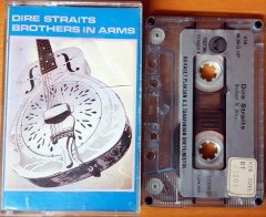 DIRE STRAITS - BROTHERS IN ARMS (1988) PLAKSAN CASSETTE MADE IN TURKEY ''USED''