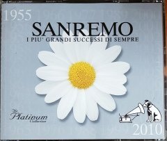 SANREMO I PIU' GRANDI SUCCESSI DI SEMPRE / THE PLATINUM COLLECTION / FINLEY, MILAGRO, MARCO BARONI, LUIS MIGUEL, GARBO, AL BANO, I NOMADI (2010) 3CD 2.EL