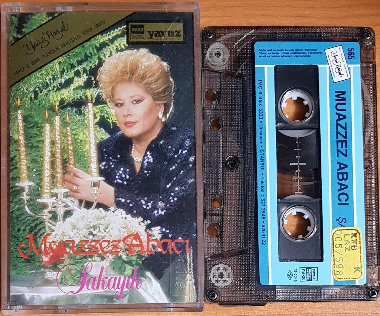 MUAZZEZ ABACI - ŞAKAYIK / YAVUZ ASÖCAL KASET 2.EL