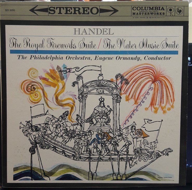 HANDEL: THE ROYAL FIREWORKS, THE WATER MUSIC SUITE, THE PHILADELPHIA ORCHESTRA, EUGENE ORMANDY - PLAK 2.EL