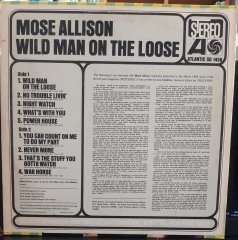 MOSE ALLISON - WILD MAN ON THE LOOSE (1966) - PLAK 2.EL