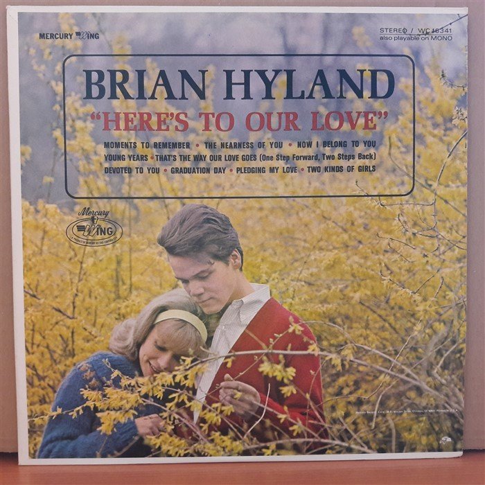 BRIAN HYLAND - HERE'S TO OUR LOVE - LP 2.EL PLAK