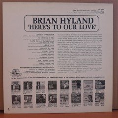 BRIAN HYLAND - HERE'S TO OUR LOVE - LP 2.EL PLAK