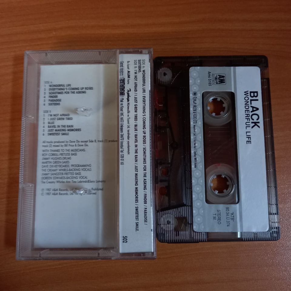 BLACK - WONDERFUL LIFE (1990) - KASET 2.EL