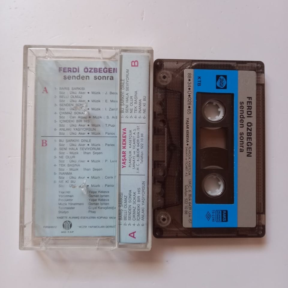 FERDİ ÖZBEĞEN - SENDEN SONRA (1988) - KASET 2.EL