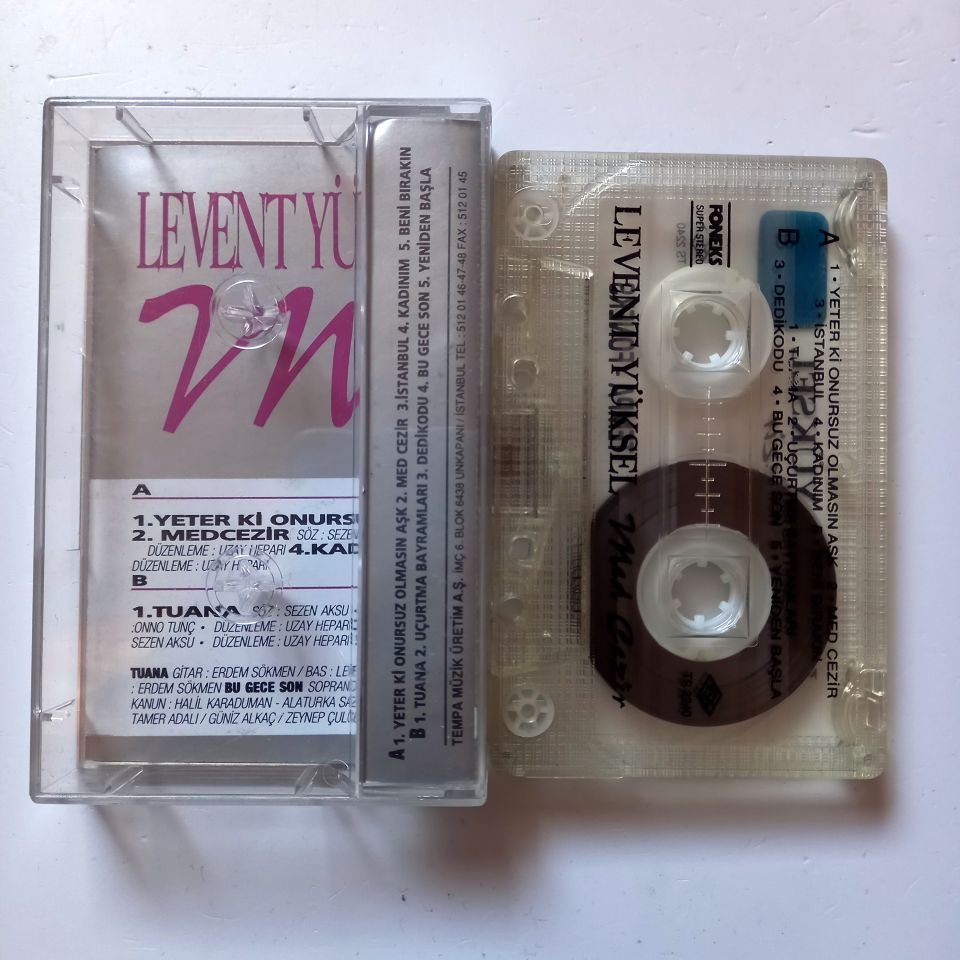 LEVENT YÜKSEL - MED-CEZİR (1992) - KASET 2.EL