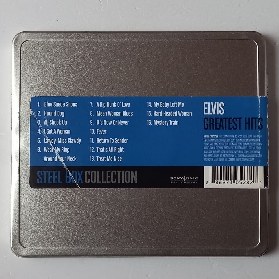ELVIS – GREATEST HITS (1997) - CD STEEL BOX 2008 REISSUE 2.EL