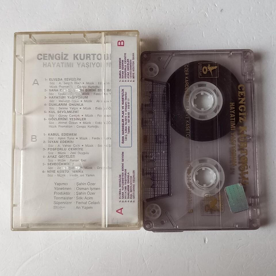 CENGİZ KURTOĞLU - HAYATIMI YAŞIYORUM (1989) - KASET 2.EL