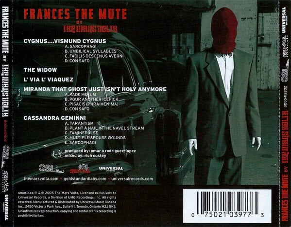 THE MARS VOLTA – FRANCES THE MUTE (2005) - CD SIFIR