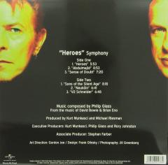 PHILIP GLASS From The Music Of David Bowie & Brian Eno - HEROES SYMPHONY (1997) - LP 2015 EDT SIFIR PLAK