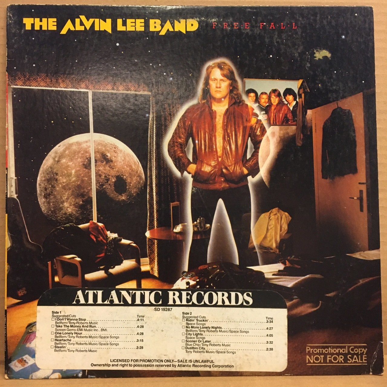 ALVIN LEE BAND - FREE FALL 1980 2.EL PLAK