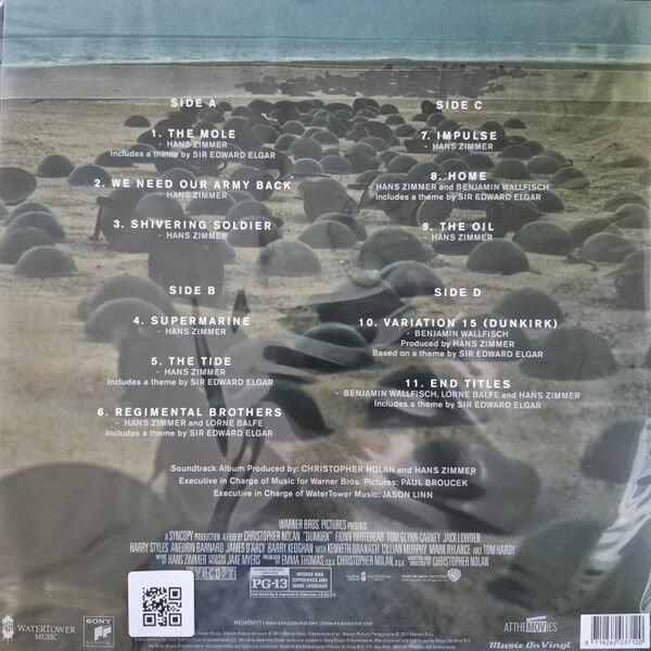 DUNKIRK - SOUNDTRACK/HANS ZIMMER - 2LP 2025 DELUXE LIMITED NUMBERED EDITION 180GR DARK GREEN RENKLİ SIFIR PLAK