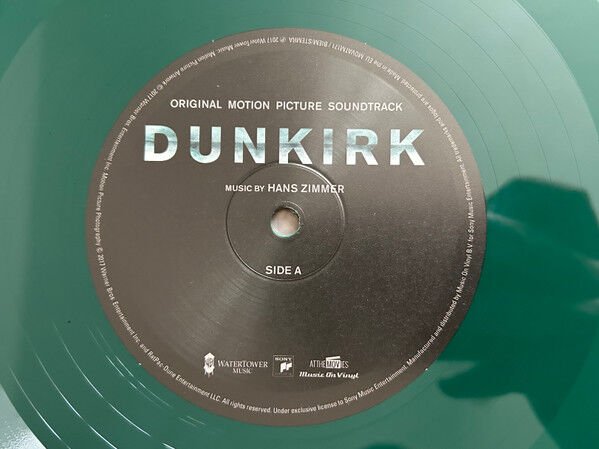 DUNKIRK - SOUNDTRACK/HANS ZIMMER - 2LP 2025 DELUXE LIMITED NUMBERED EDITION 180GR DARK GREEN RENKLİ SIFIR PLAK
