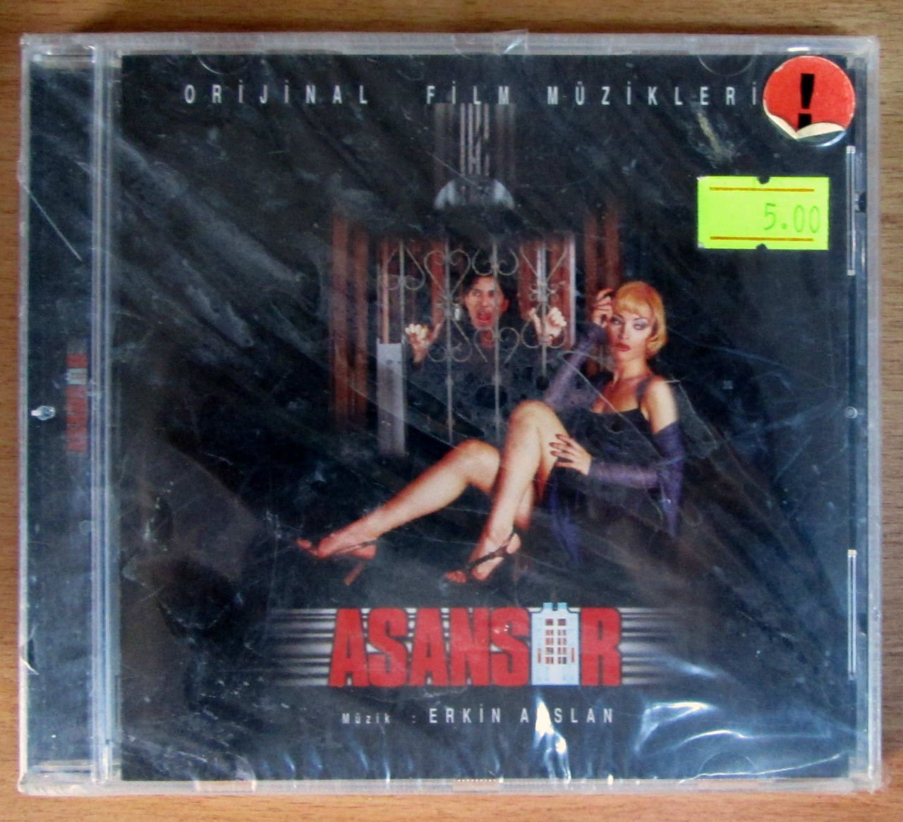 ASANSÖR - FİM MÜZİĞİ ERKİN ARSLAN - CD SIFIR