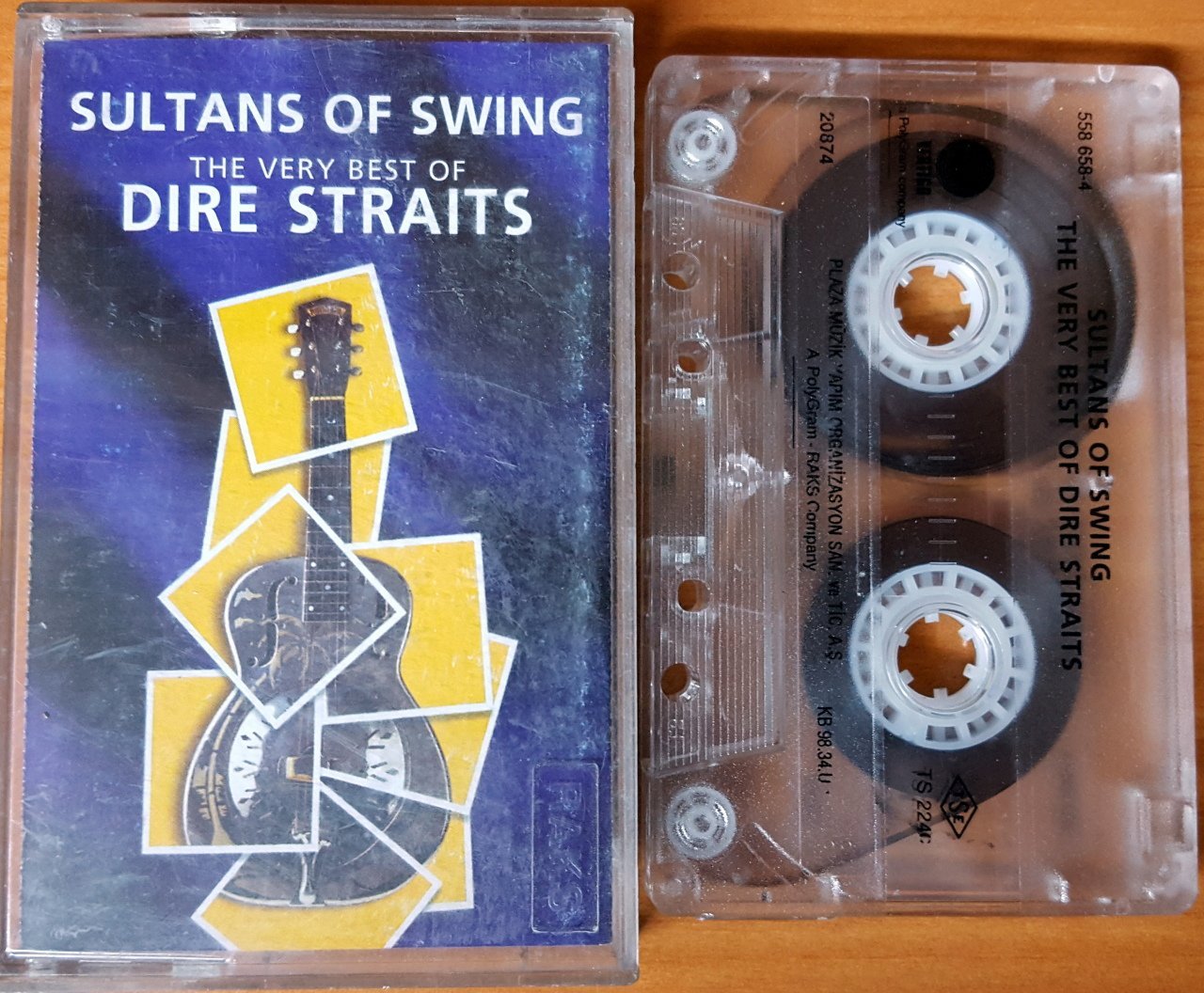 DIRE STRAITS - THE VERY BEST OF DIRE STRAITS (1998) CASSETTE MADE IN TURKEY ''USED''