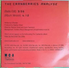THE CRANBERRIES - ANALYSE (2001) - CD MCA PROMO SINGLE 2.EL
