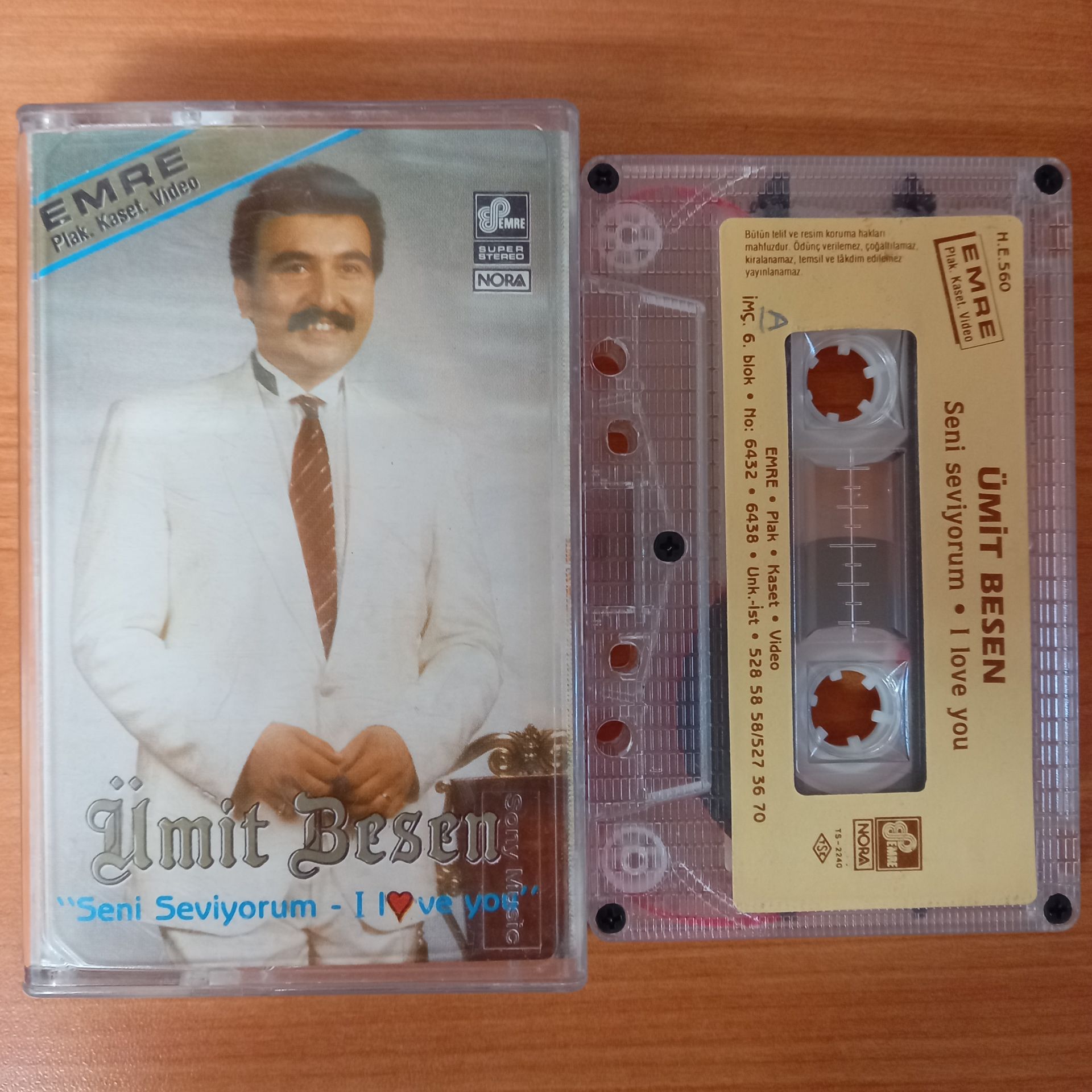 ÜMİT BESEN - SENİ SEVİYORUM / I LOVE YOU - KASET 2.EL