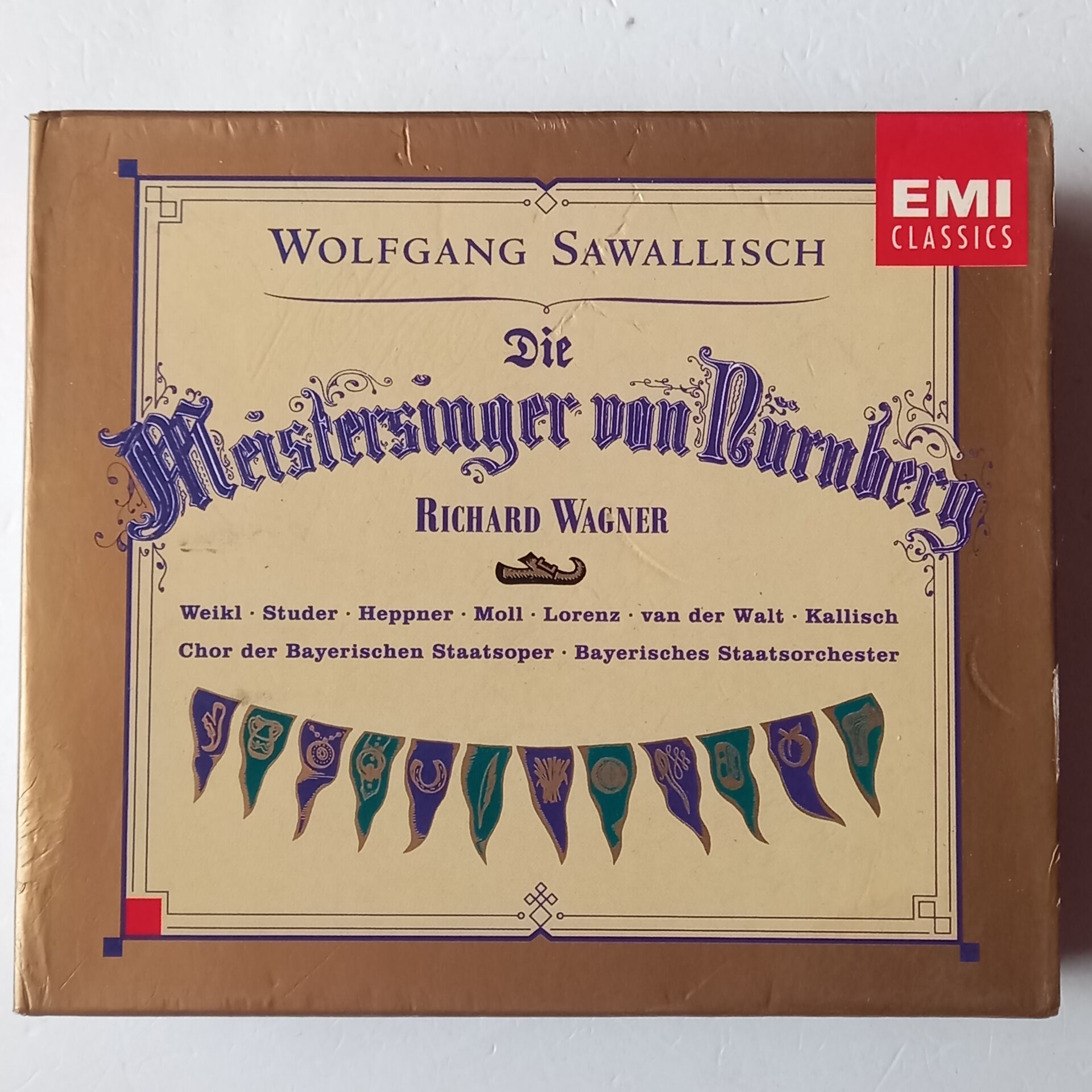 WOLFGANG SAWALLISCH – DIE MEISTERSINGER VON NÜRNBERG - RICHARD WAGNER (1994) - 4CD BOX SET SLIPCASE 2.EL