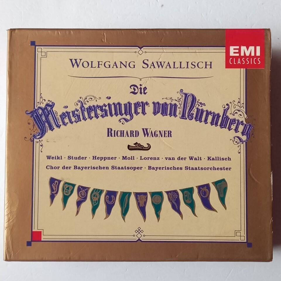 WOLFGANG SAWALLISCH – DIE MEISTERSINGER VON NÜRNBERG - RICHARD WAGNER (1994) - 4CD BOX SET SLIPCASE 2.EL