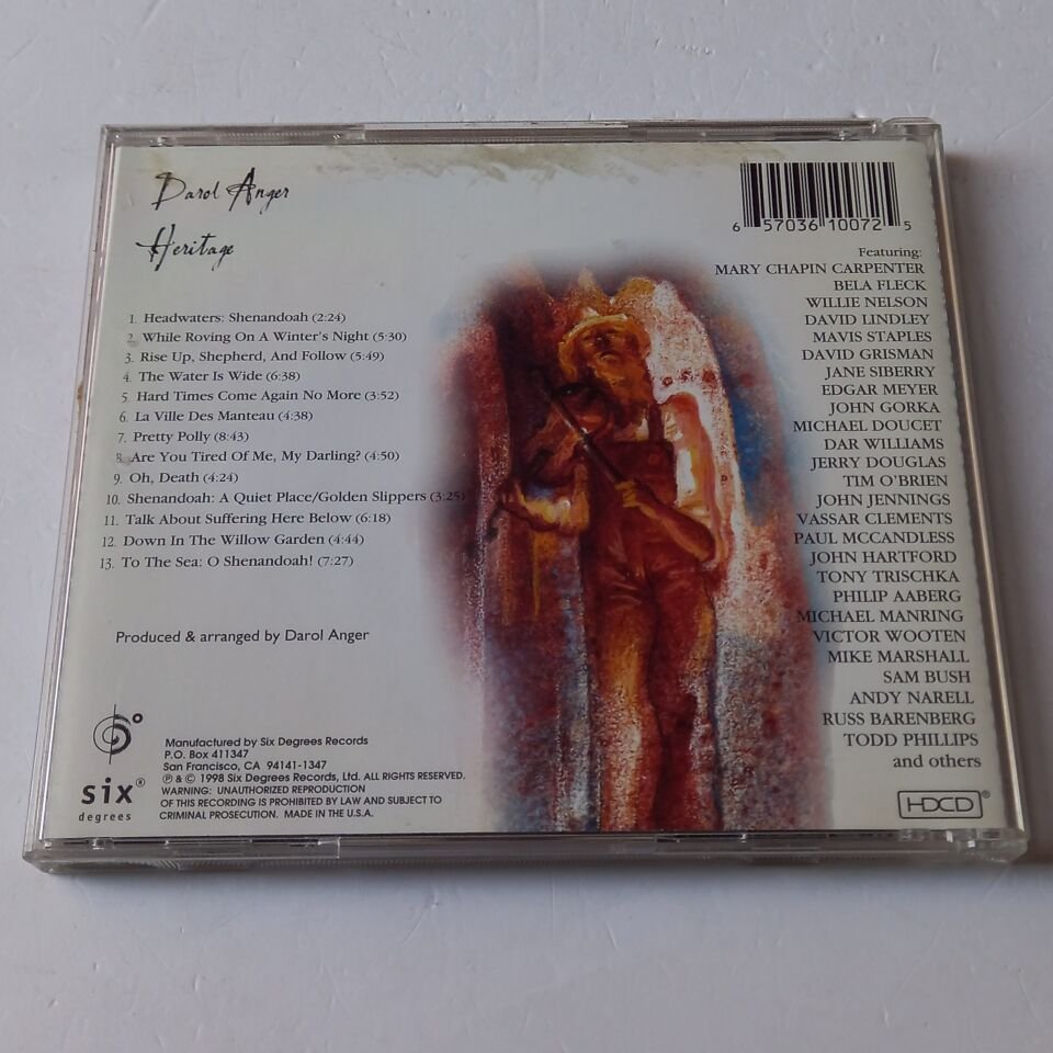 DAROL ANGER – HERITAGE (1997) - CD 1998 REISSUE 2.EL