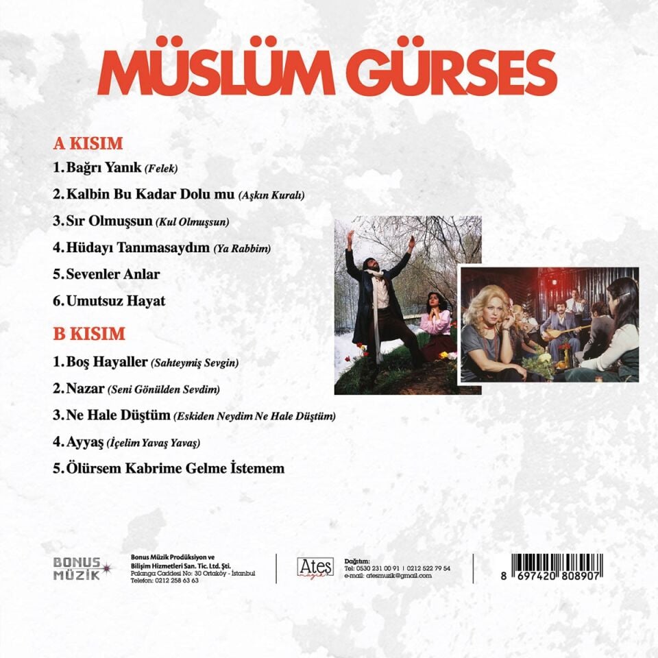 MÜSLÜM GÜRSES - BAĞRI YANIK - LP 2025 EDİSYON SIFIR PLAK