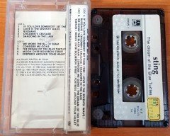 STING - THE DREAM OF THE BLUE TURTLES (1989) TOPKAPI CASSETTE MADE IN TURKEY ''USED'' PAPER LABEL