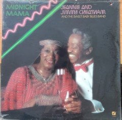 JEANNIE AND JIMMY CHEATHAM - MIDNIGHT MAMA (1986) - DÖNEM BASKISI PLAK SIFIR